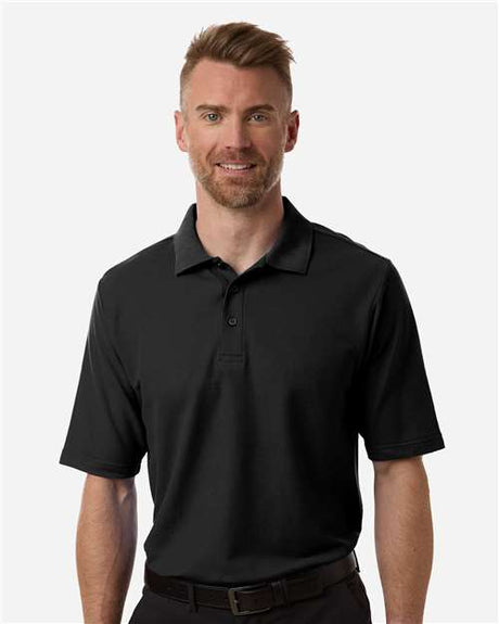 CORE365 Men's Tall Resolve CVC Performance Pique Polo - CORE365 CE106T Black LT