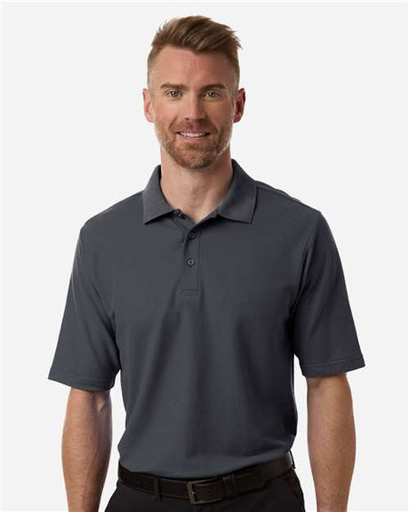 CORE365 Men's Tall Resolve CVC Performance Pique Polo - CORE365 CE106T Carbon LT