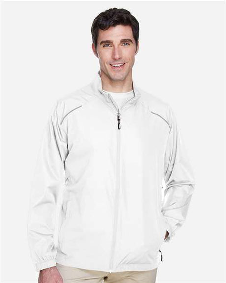 CORE365 Men's Techno Lite Motivate Unlined Lightweight Jacket - CORE365 88183 White M