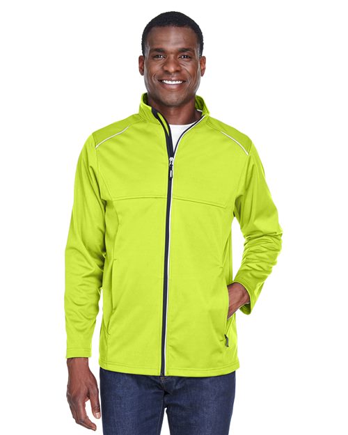 CORE365 Men's Techno Lite Three - Layer Knit Tech - Shell - CORE365 CE708 Black XS