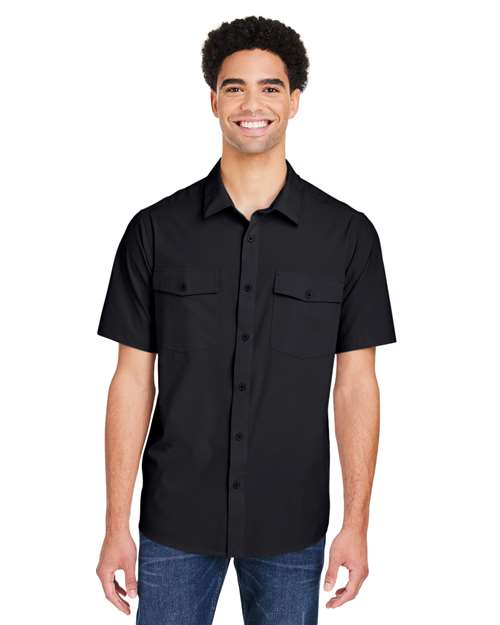 CORE365 Men's Ultra UVP® Marina Shirt - CORE365 CE510 Black S