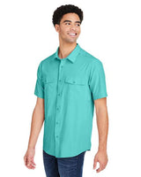 CORE365 Men's Ultra UVP® Marina Shirt - CORE365 CE510 Sea Glass S
