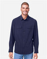 CORE365 Men's Ultra UVP® Marina Shirt - CORE365 CE510L Classic Navy S