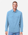 CORE365 Men's Ultra UVP® Marina Shirt - CORE365 CE510L Columbia Blue S