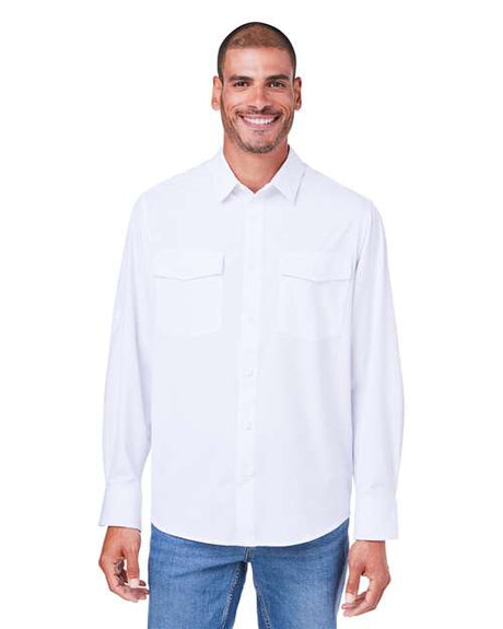 CORE365 Men's Ultra UVP® Marina Shirt - CORE365 CE510L White S