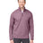 CORE365 Men's Venture Heathered Stripe Quarter - Zip Pullover - CORE365 CE73 Burgundy/ White S