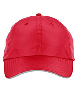 CORE365 Pitch Performance Cap - CORE365 CE001 Classic Red One Size