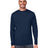 CORE365 Unisex Capital Long Sleeve Performance T-Shirt - CORE365 CE10L Classic Navy XS