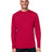 CORE365 Unisex Capital Long Sleeve Performance T-Shirt - CORE365 CE10L Classic Red XS