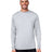 CORE365 Unisex Capital Long Sleeve Performance T-Shirt - CORE365 CE10L Platinum XS