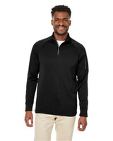 CORE365 Unisex Fusion ChromaSoft™ Fleece Quarter - Zip Pullover - CORE365 CE801 Black S