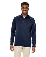CORE365 Unisex Fusion ChromaSoft™ Fleece Quarter - Zip Pullover - CORE365 CE801 Black XS