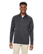 CORE365 Unisex Fusion ChromaSoft™ Fleece Quarter - Zip Pullover - CORE365 CE801 Carbon S