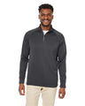 CORE365 Unisex Fusion ChromaSoft™ Fleece Quarter - Zip Pullover - CORE365 CE801 Carbon S