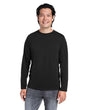 CORE365 Unisex Fusion ChromaSoft™ Performance Long Sleeve T-Shirt - CORE365 CE111L Black XS