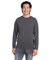 CORE365 Unisex Fusion ChromaSoft™ Performance Long Sleeve T-Shirt - CORE365 CE111L Black XS