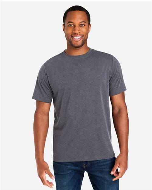 CORE365 Unisex Fusion ChromaSoft™ Performance T-Shirt - CORE365 CE111 Carbon Heather XS