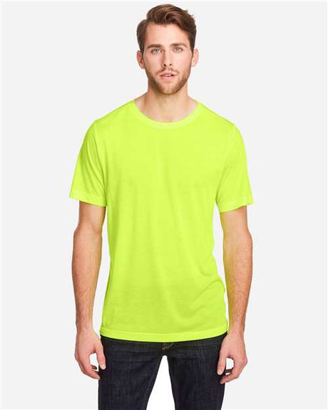 CORE365 Unisex Fusion ChromaSoft™ Performance T-Shirt - CORE365 CE111 Safety Yellow XS