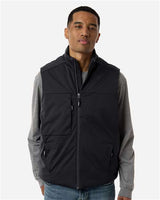 CORE365 Unisex Techno Lite Flat - Fill Insulated Vest - CORE365 CE716 Black XS