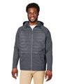 CORE365 Unisex Techno Lite Hybrid Hooded Jacket - CORE365 CE808 Carbon 5XL