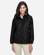 CORE365 Women's Climate Seam - Sealed Lightweight Variegated Ripstop Jacket - CORE365 78185 Black XS