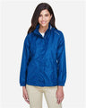 CORE365 Women's Climate Seam - Sealed Lightweight Variegated Ripstop Jacket - CORE365 78185 True Royal XS