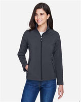CORE365 Women's Cruise Two - Layer Fleece Bonded Soft Shell Jacket - CORE365 78184 Carbon XS