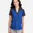 CORE365 Women's Fusion ChromaSoft™ Colorblock Polo - CORE365 CE112CW True Royal/ Classic Navy Heather XS