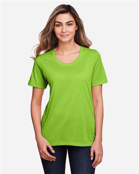 CORE365 Women's Fusion ChromaSoft™ Performance T-Shirt - CORE365 CE111W Acid Green L