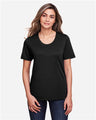 CORE365 Women's Fusion ChromaSoft™ Performance T-Shirt - CORE365 CE111W Black XS
