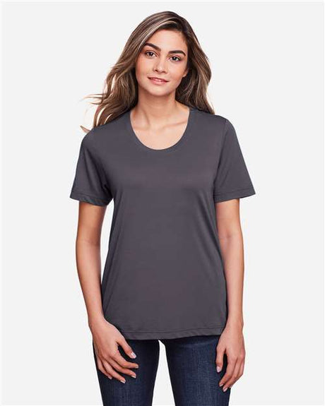 CORE365 Women's Fusion ChromaSoft™ Performance T-Shirt - CORE365 CE111W Carbon XS