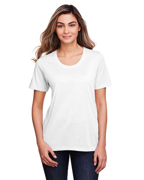CORE365 Women's Fusion ChromaSoft™ Performance T-Shirt - CORE365 CE111W White XS