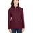 CORE365 Women's Fusion ChromaSoft™ Pique Quarter - Zip Pullover - CORE365 CE405W Burgundy XS