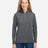 CORE365 Women's Fusion ChromaSoft™ Pique Quarter - Zip Pullover - CORE365 CE405W Carbon Heather XS