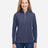 CORE365 Women's Fusion ChromaSoft™ Pique Quarter - Zip Pullover - CORE365 CE405W Classic Navy Heather XS