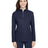 CORE365 Women's Fusion ChromaSoft™ Pique Quarter - Zip Pullover - CORE365 CE405W Classic Navy XS