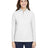 CORE365 Women's Fusion ChromaSoft™ Pique Quarter - Zip Pullover - CORE365 CE405W White XS