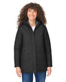 CORE365 Women's Inspire 3 - in - 1 Jacket with Insulated Liner - CORE365 CE725W Black/ Carbon XS