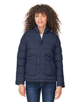 CORE365 Women's Inspire Puffer Jacket - CORE365 CE720W Black XS
