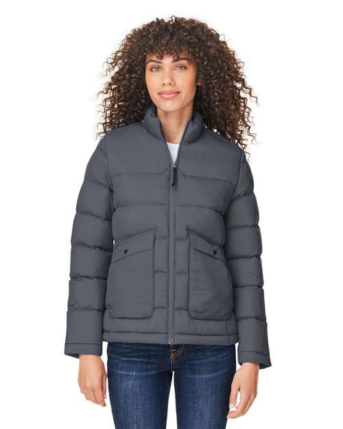 CORE365 Women's Inspire Puffer Jacket - CORE365 CE720W Carbon XS