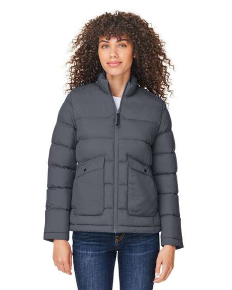CORE365 Women's Inspire Puffer Jacket - CORE365 CE720W Carbon XS