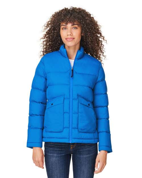 CORE365 Women's Inspire Puffer Jacket - CORE365 CE720W True Royal XS