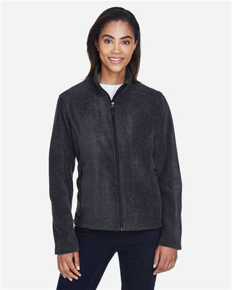 CORE365 Women's Journey Fleece Jacket - CORE365 78190 Heather Charcoal XS