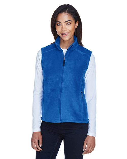 CORE365 Women's Journey Fleece Vest - CORE365 78191 Black XS