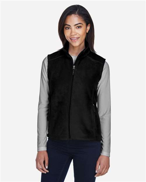 CORE365 Women's Journey Fleece Vest - CORE365 78191 Black XS