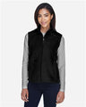 CORE365 Women's Journey Fleece Vest - CORE365 78191 Black XS