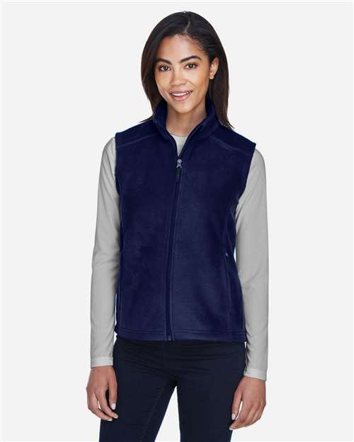 CORE365 Women's Journey Fleece Vest - CORE365 78191 Classic Navy XS