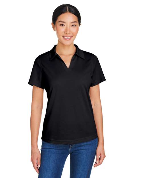 CORE365 Women's Market Snag Protect Mesh Polo - CORE365 CE104W Black M