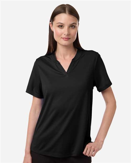 CORE365 Women's Nova Performance Pique Polo - CORE365 CE108W Black XS