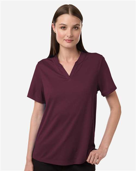 CORE365 Women's Nova Performance Pique Polo - CORE365 CE108W Burgundy S